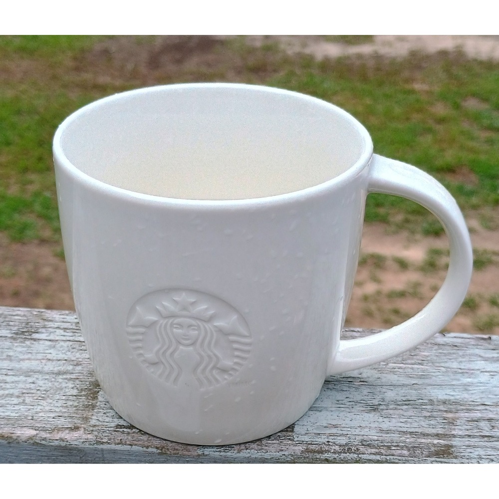 2010 12oz T Tall Tous Droits Res Embossed Mermaid Starbucks Coffee Cup Mug